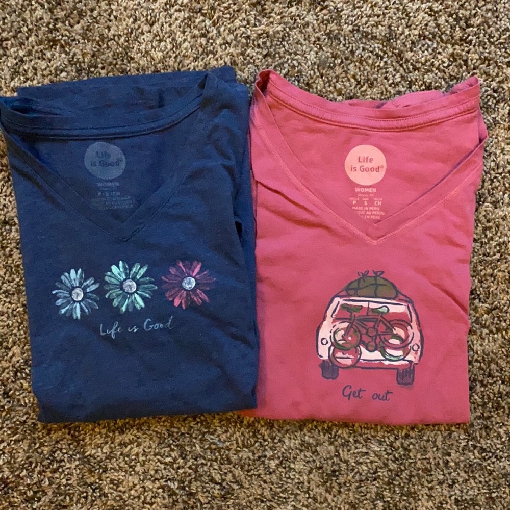 Life is good t shirts